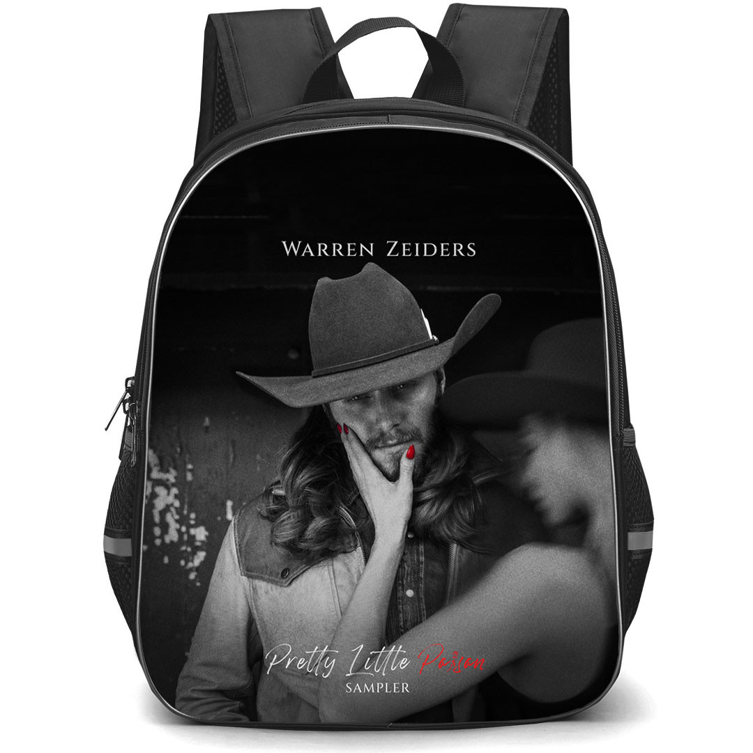Warren Zeiders Backpack StudentPack - Warren Zeiders Pretty Little Poison Sampler Grayscale Poster