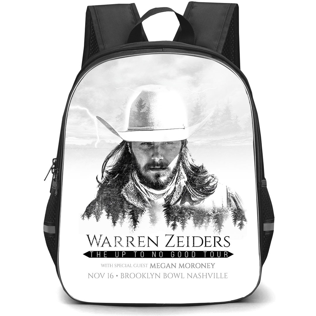 Warren Zeiders Backpack StudentPack - Warren Zeiders The Up To No Good Tour Grayscale Poster