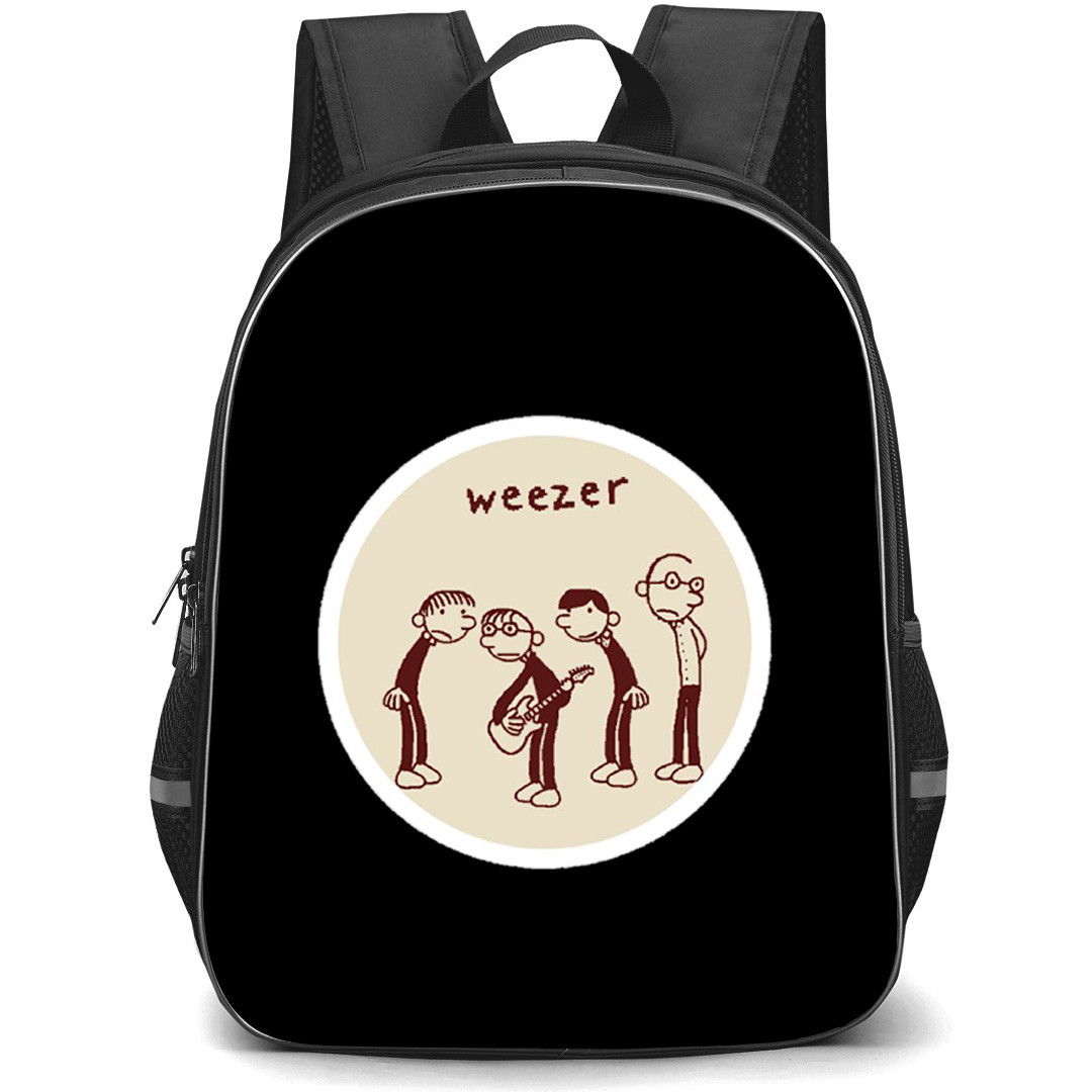 Weezer Backpack School Bag StudentPack - Band Stick Illustration Sticker