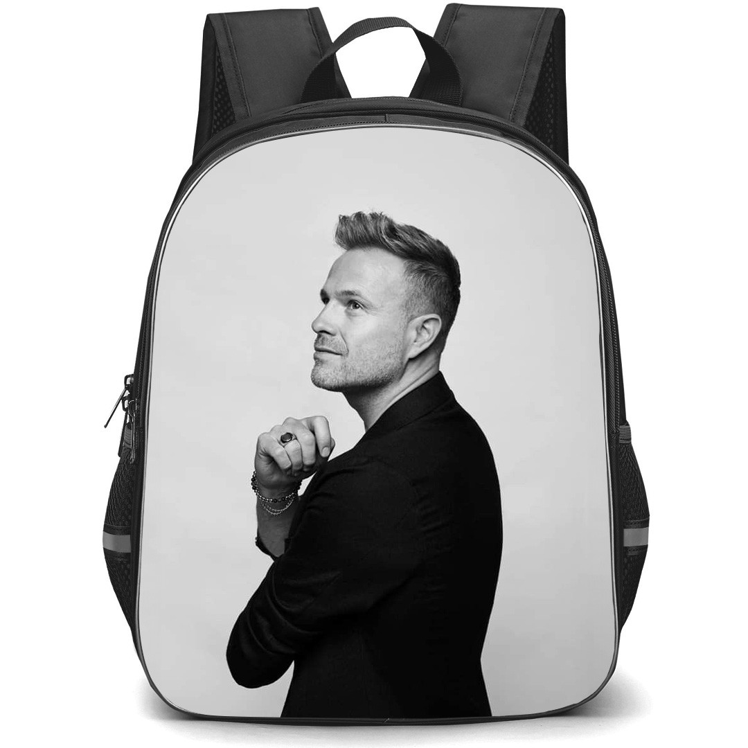 Westlife Nicky Byrne Backpack StudentPack - Nicky Byrne Grayscale Side Portrait Poster