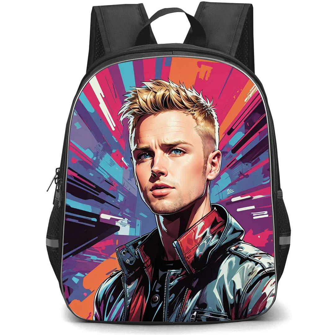 Westlife Nicky Byrne Backpack StudentPack - Nicky Byrne Portrait Digital Art Poster