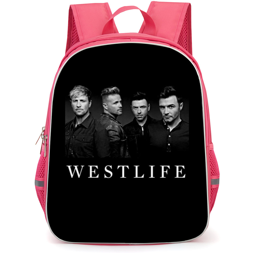 Westlife Backpack StudentPack - Westlife Reunion 2018 Grayscale Poster