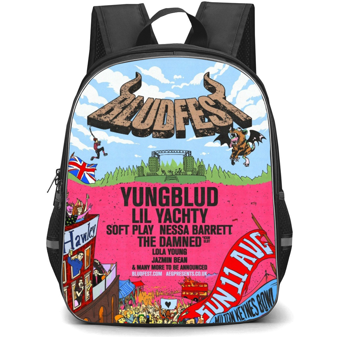 Yungblud Backpack School Bag StudentPack - Yungblud Bludfest Poster