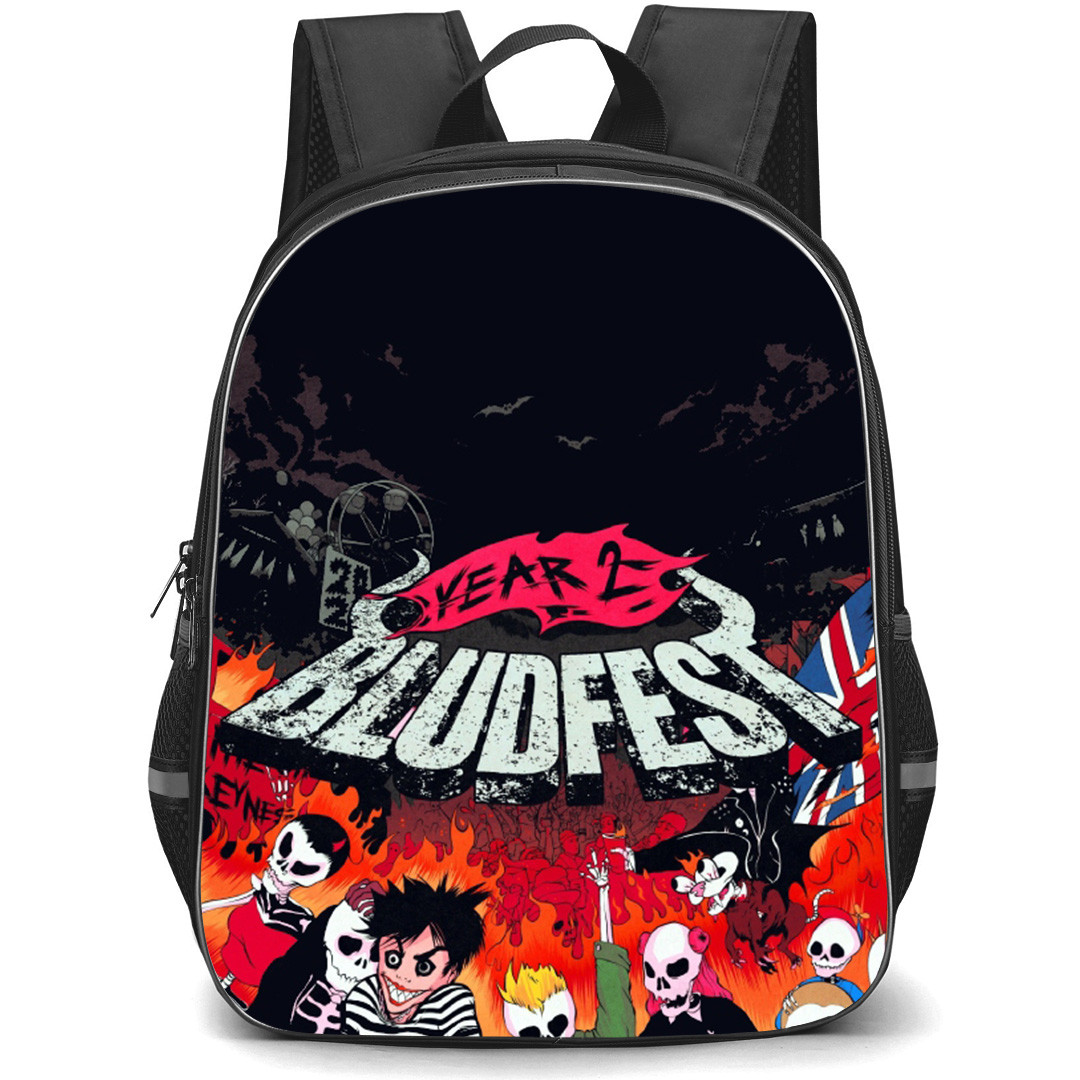 Yungblud Backpack School Bag StudentPack - Yungblud Bludfest Year 2 Poster