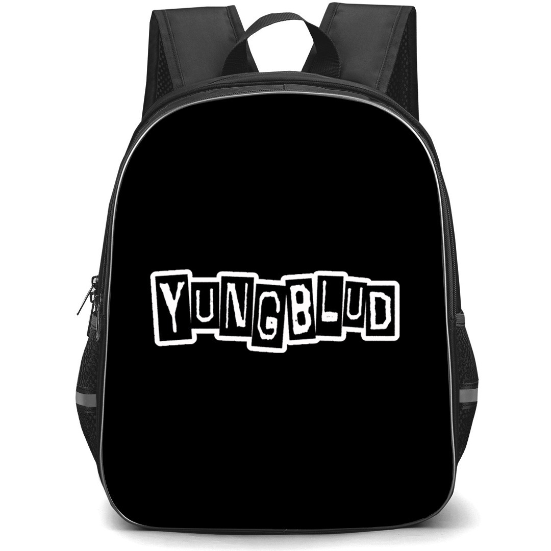 Yungblud Backpack School Bag StudentPack - Yungblud Black and White Word Art