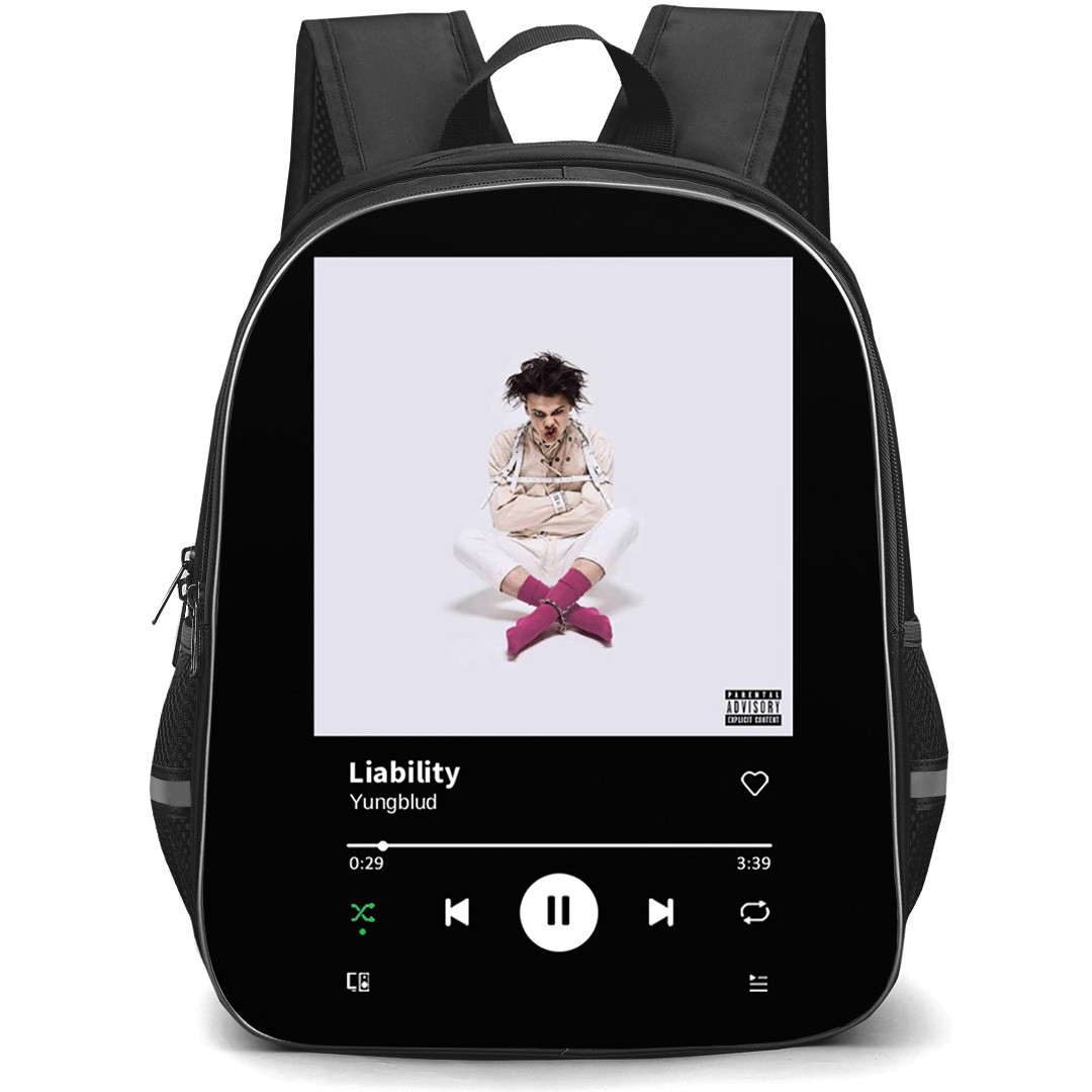 Yungblud Backpack School Bag StudentPack - Yungblud Liability Album Cover