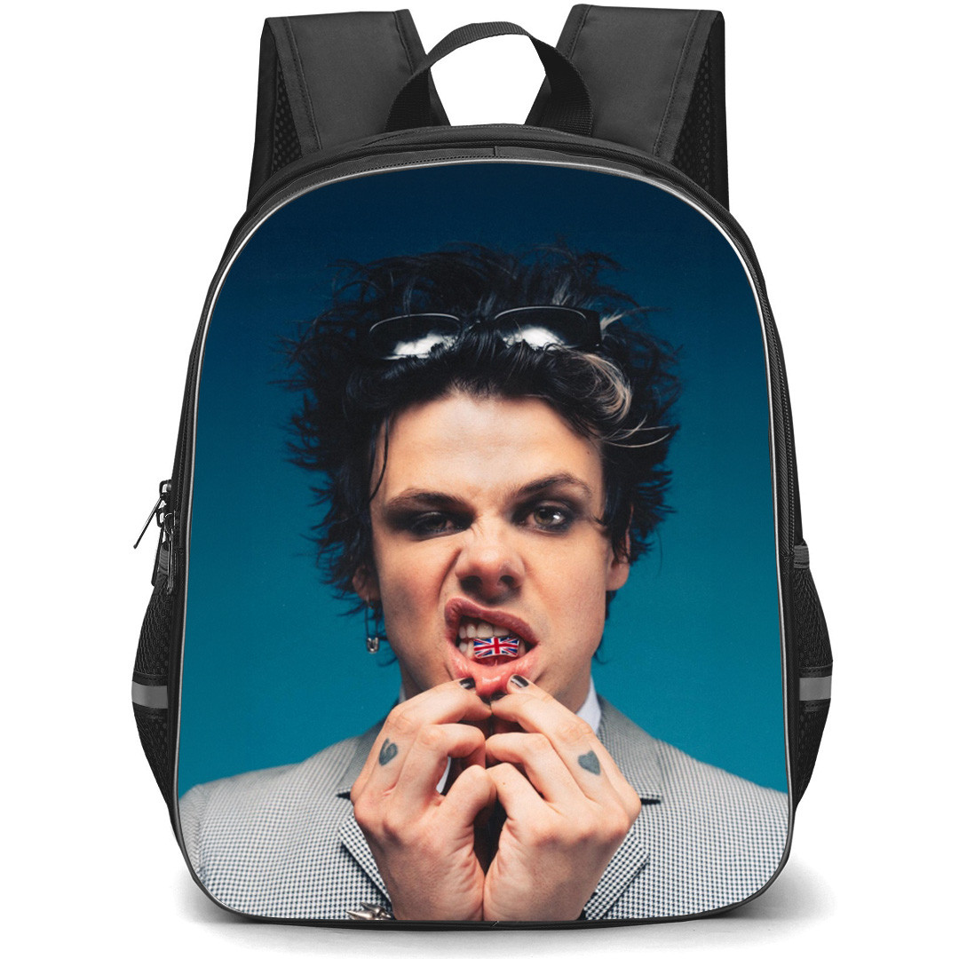 Yungblud Backpack School Bag StudentPack - Yungblud UK Flag Portrait