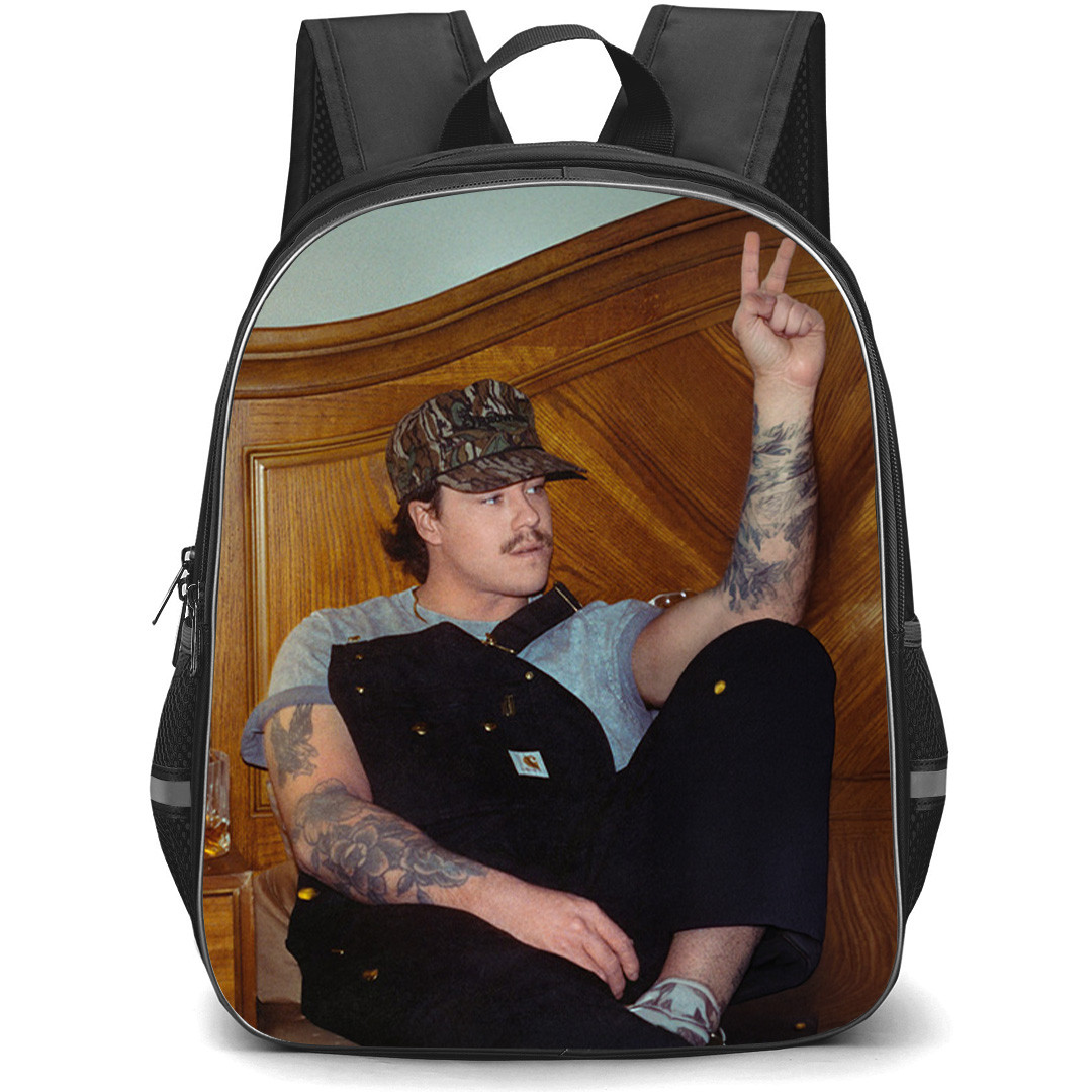 Zach John King Backpack School Bag StudentPack - Zach John King Explores Whiskey Fueled Poster
