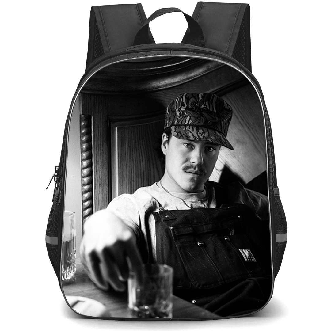 Zach John King Backpack School Bag StudentPack - Zach John King Get To Drinkin Album Grayscale Cover Poster