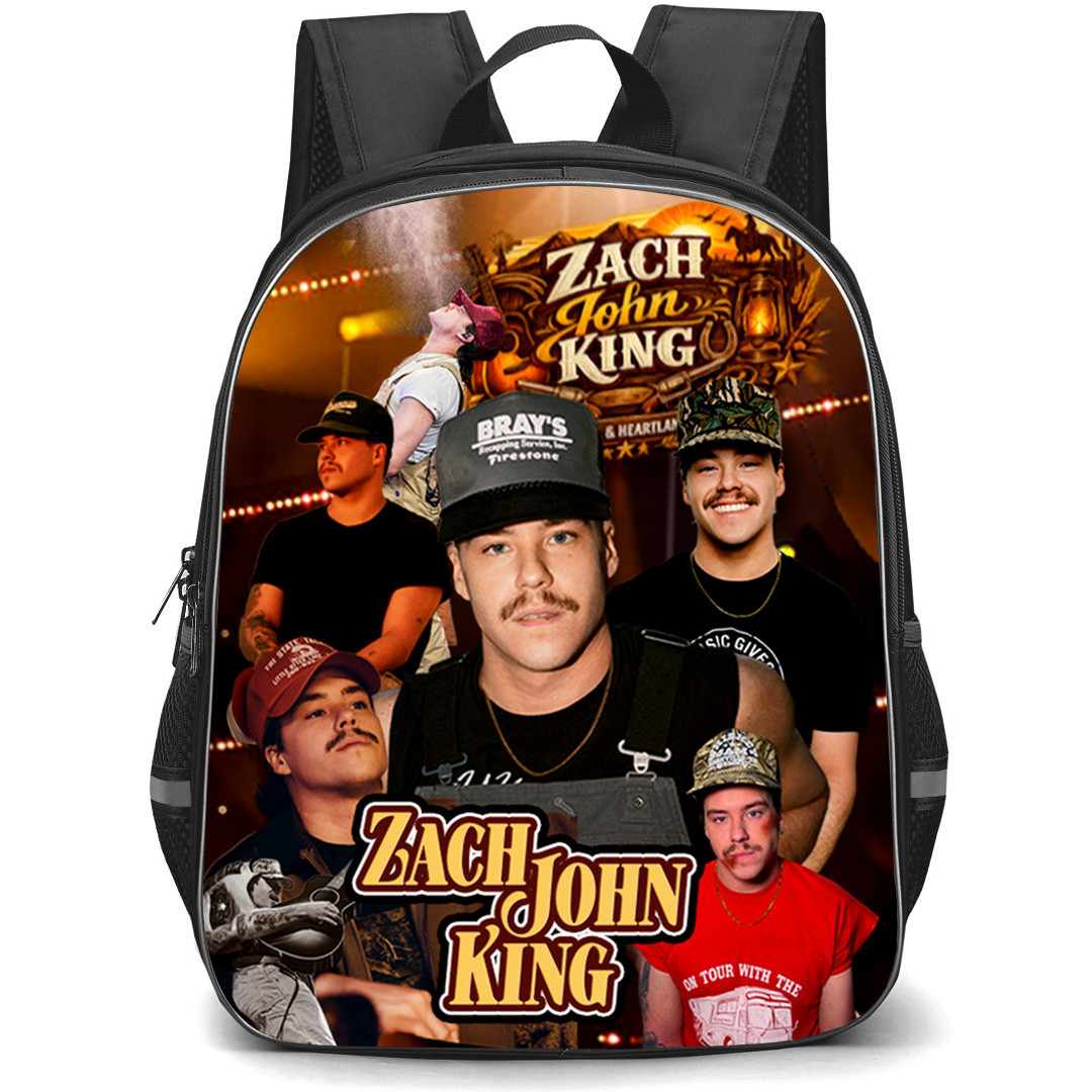 Zach John King Backpack School Bag StudentPack - Zach John King Portrait Collage Poster