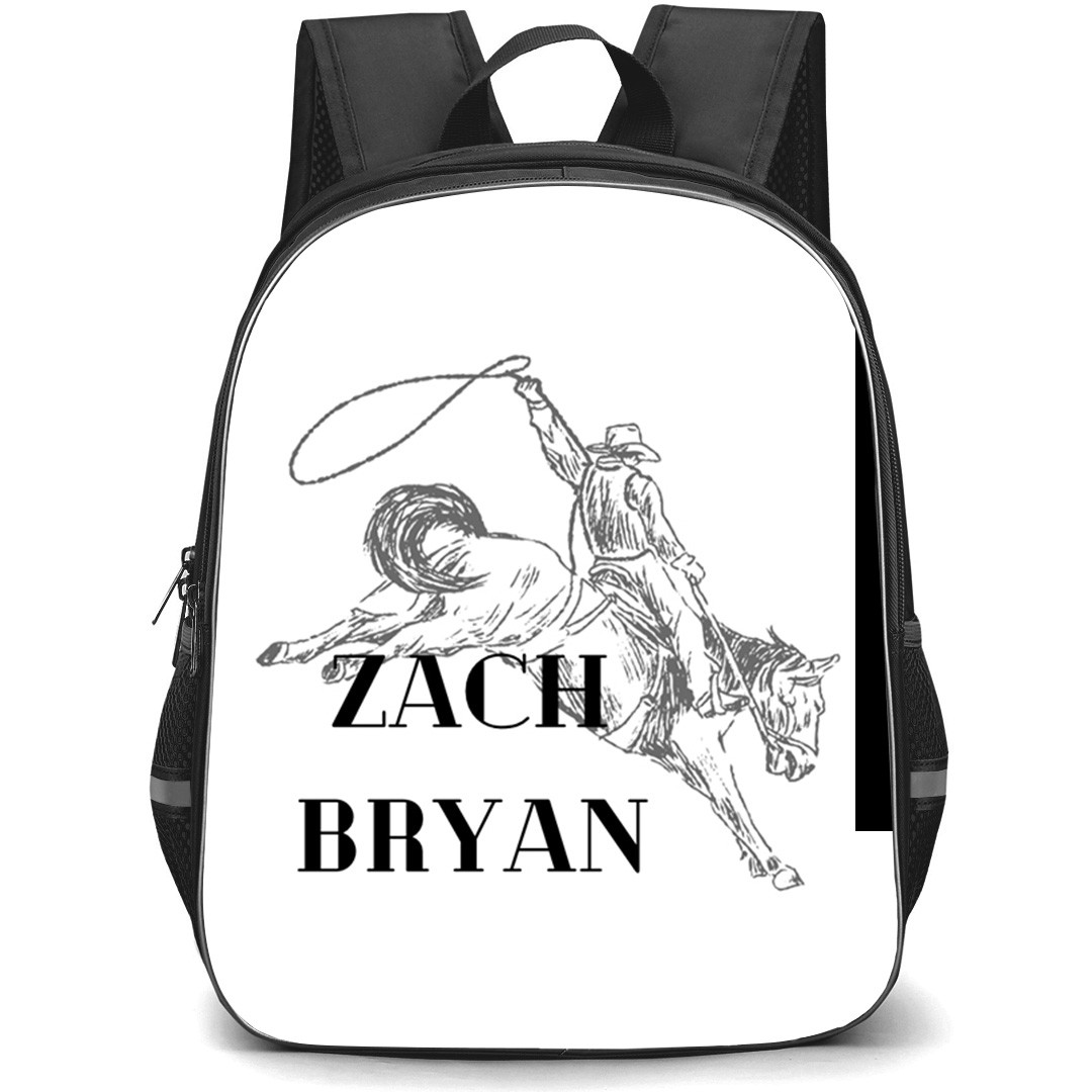 Zach Bryan Backpack School Bag StudentPack - Zach Bryan Self Produce Album Art Poster