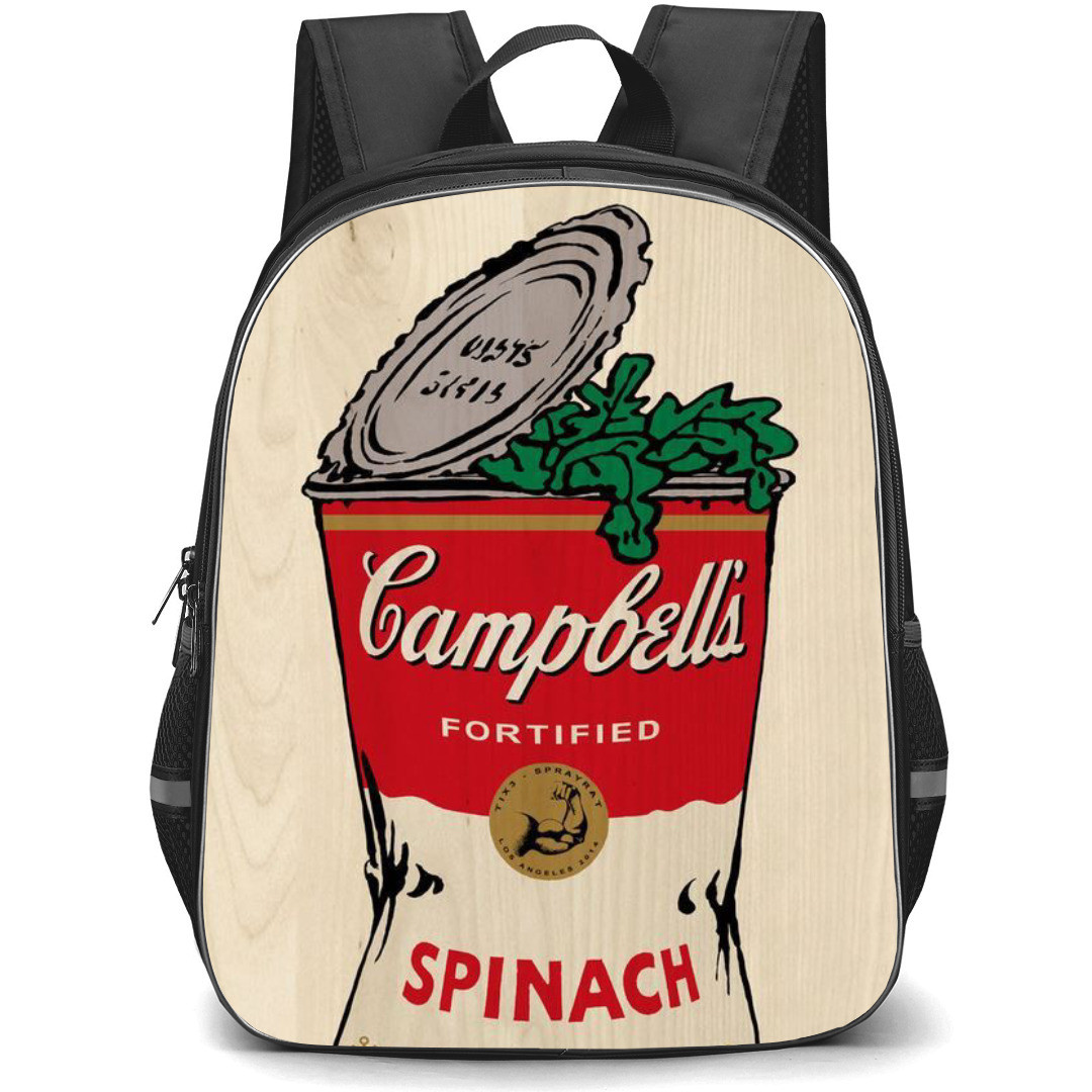 Popeye Backpack StudentPack - Popeye Campbell's Spinach
