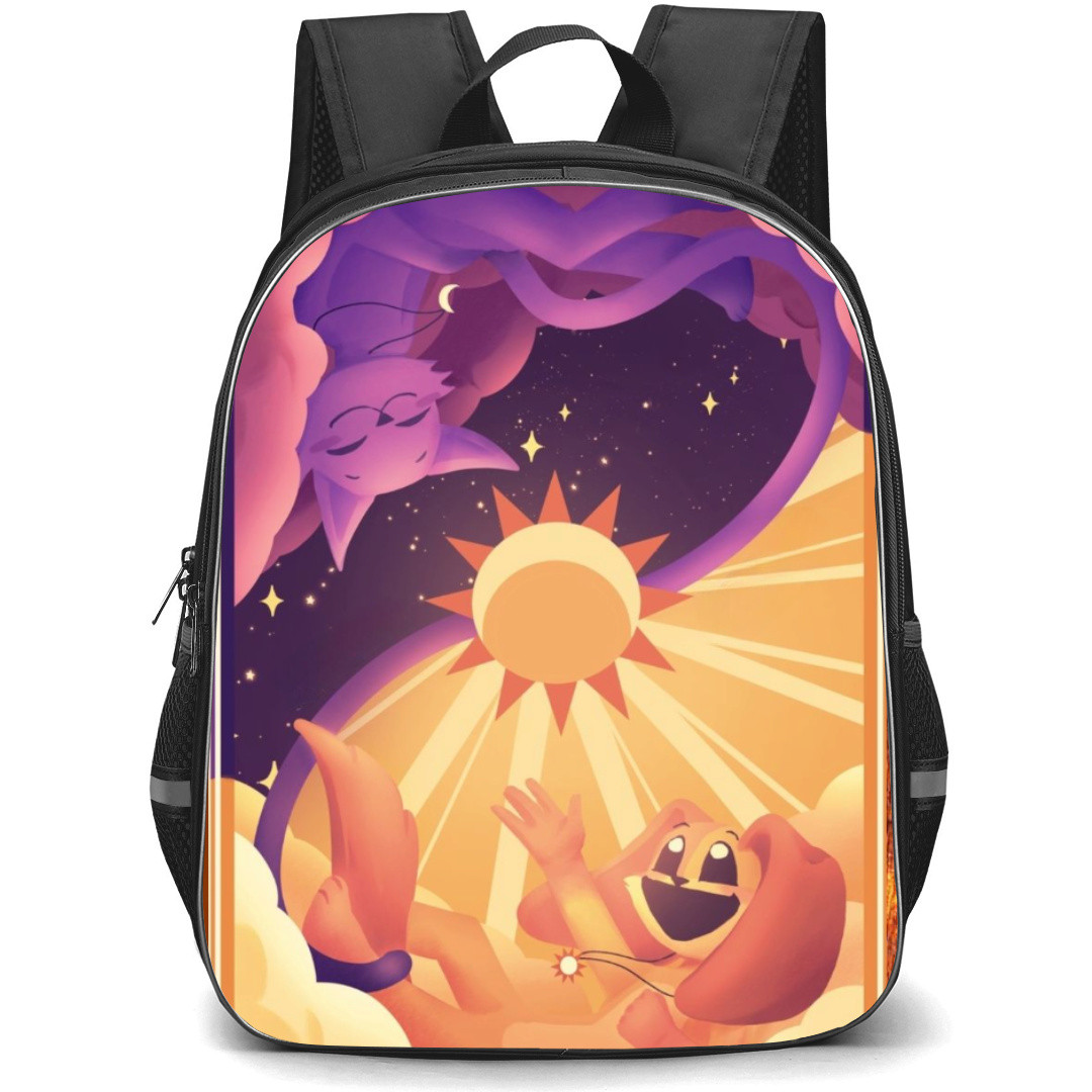 Poppy Play Time Backpack StudentPack - Catnap And Dogday Sol Y Luna Poster