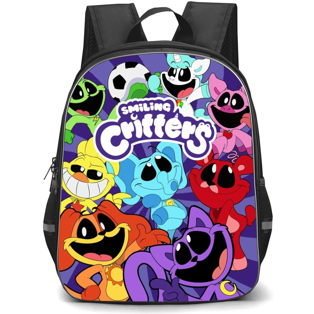 Poppy Play Time Backpack StudentPack - Characters Smiling Critters Poster