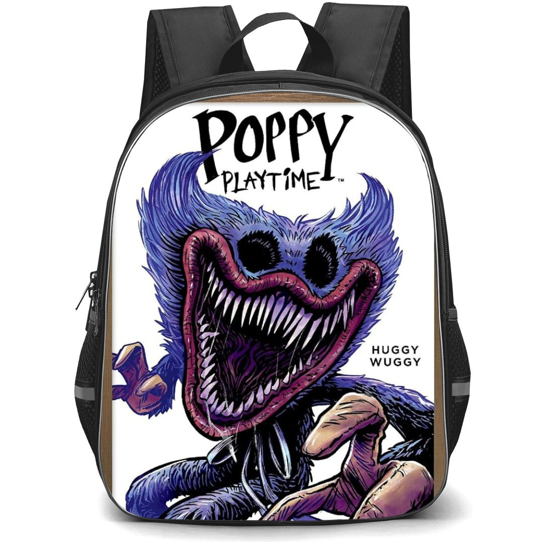 Poppy Play Time Huggy Wuggy Backpack StudentPack - Huggy Wuggy Running Sketch Series Poster