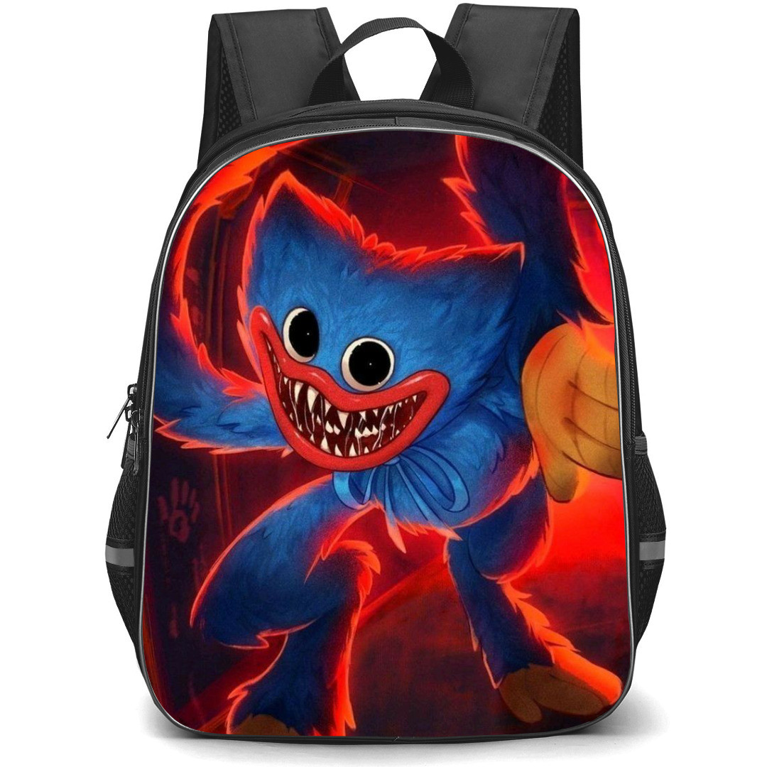 Poppy Play Time Huggy Wuggy Backpack StudentPack - Huggy Wuggy Run Smiling Portrait Poster