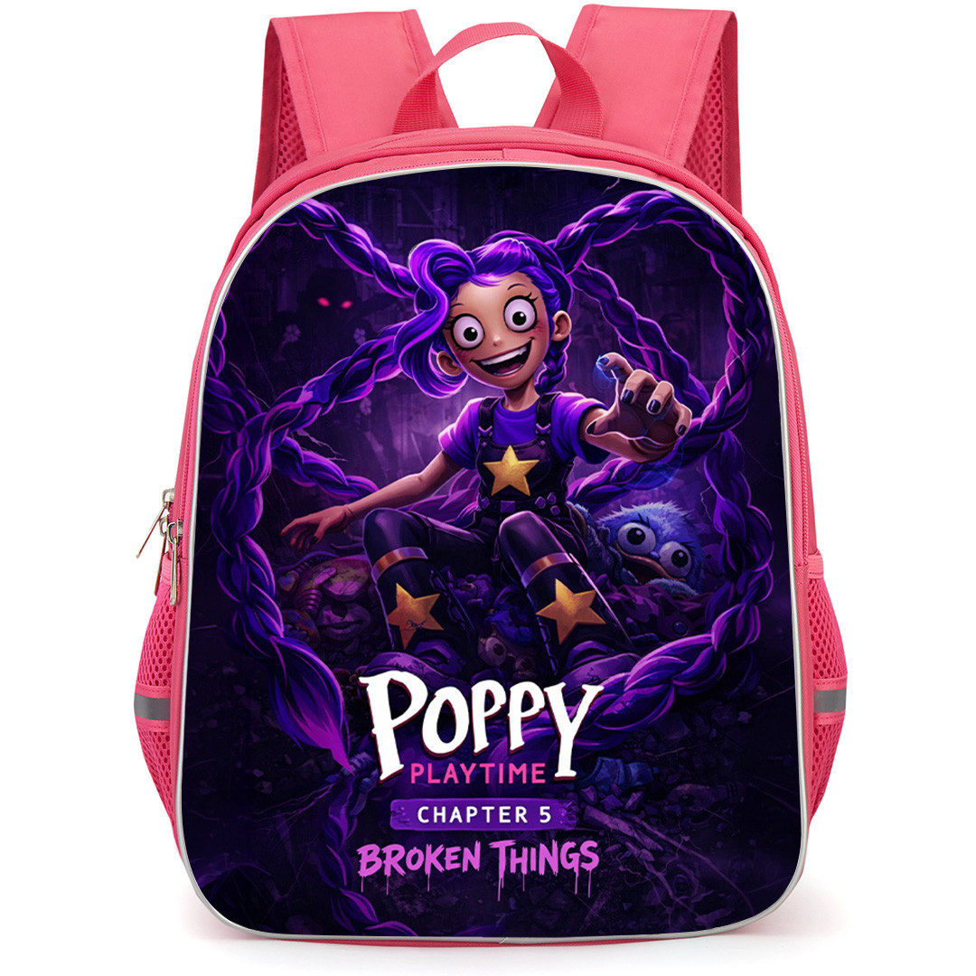 Poppy Playtime Lily Lovebraids Backpack School Bag StudentPack - Lily Lovebraids On Chapter 5 Broken Things Poster