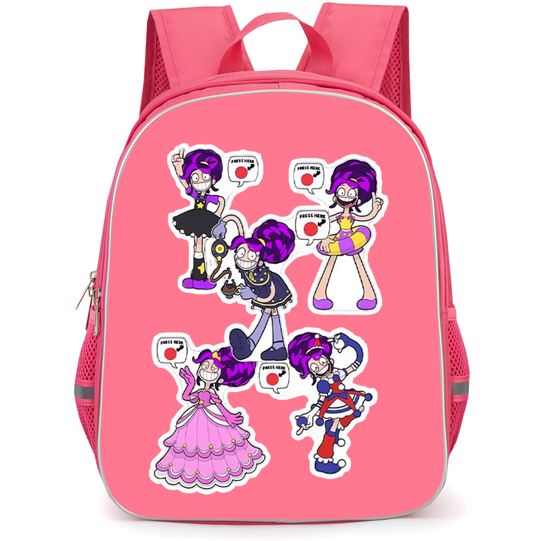 Poppy Playtime Lily Lovebraids Backpack School Bag StudentPack - Lily Lovebraids Collage Sticker