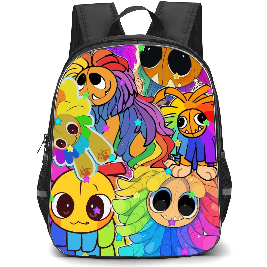 Poppy Play Time Yarnaby Backpack StudentPack - Yarnaby Cute Avatar Collage
