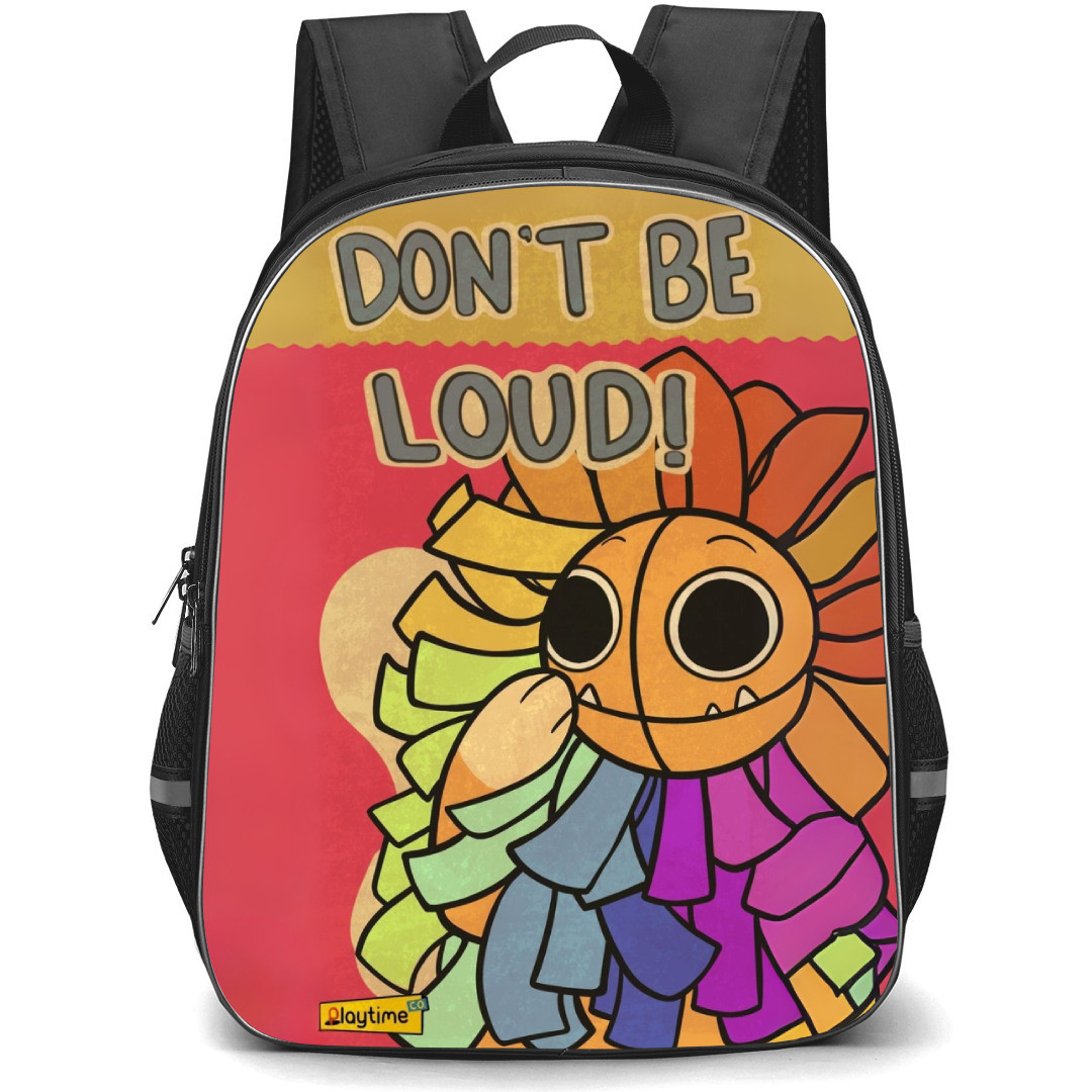 Poppy Play Time Yarnaby Backpack StudentPack - Yarnaby Don't Be Loud Quote Poster