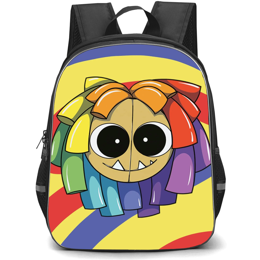 Poppy Play Time Yarnaby Backpack StudentPack - Yarnaby Smiling Avatar Cartoon Art