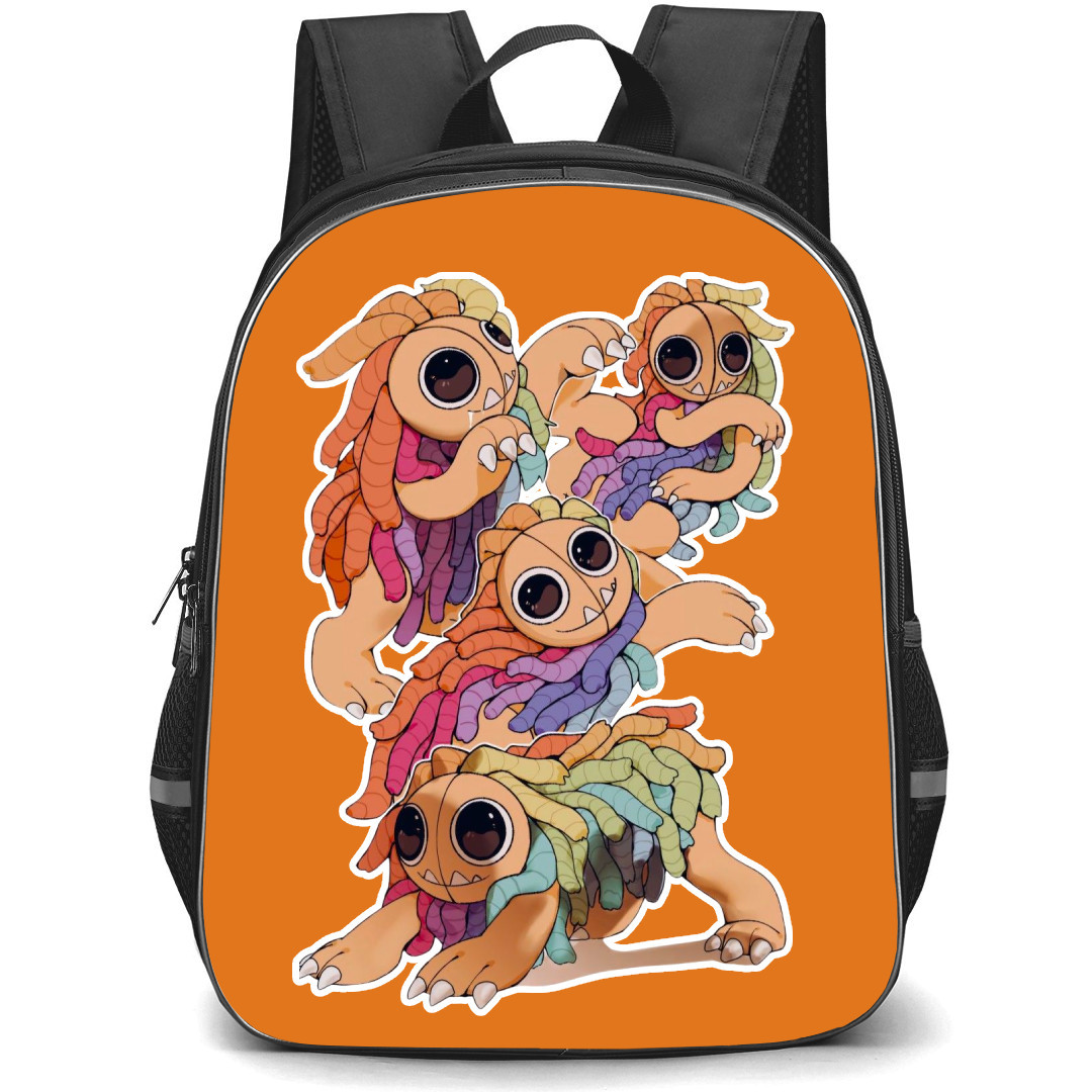 Poppy Play Time Yarnaby Backpack StudentPack - Yarnaby Smiling Collage Sticker