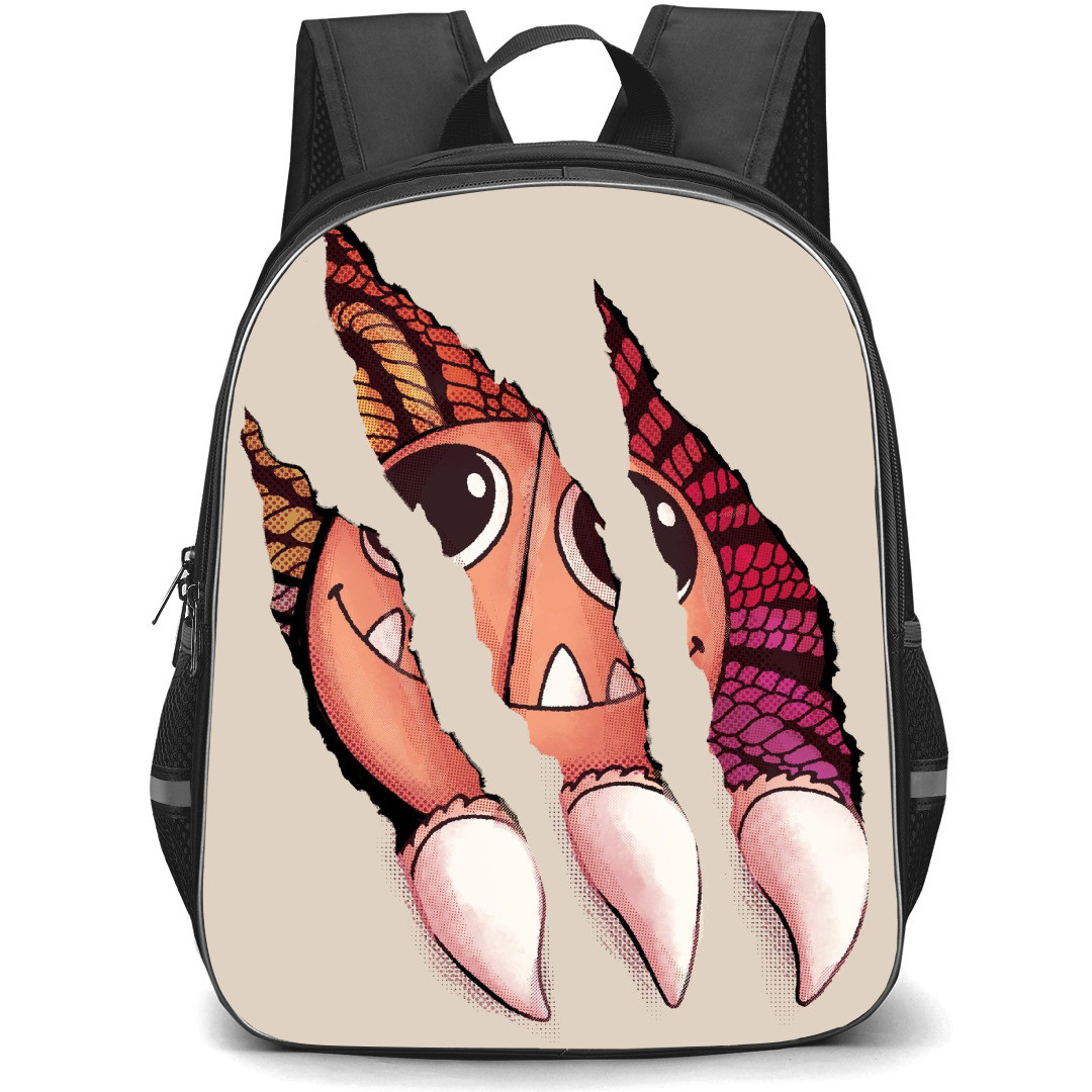 Poppy Play Time Yarnaby Backpack StudentPack - Yarnaby Smiling Scratch Cartoon Art