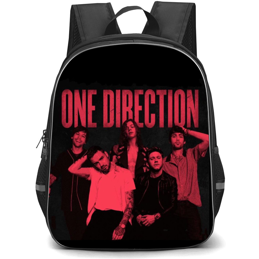 One Direction Backpack School Bag StudentPack - Red Fierce Portrait Poster