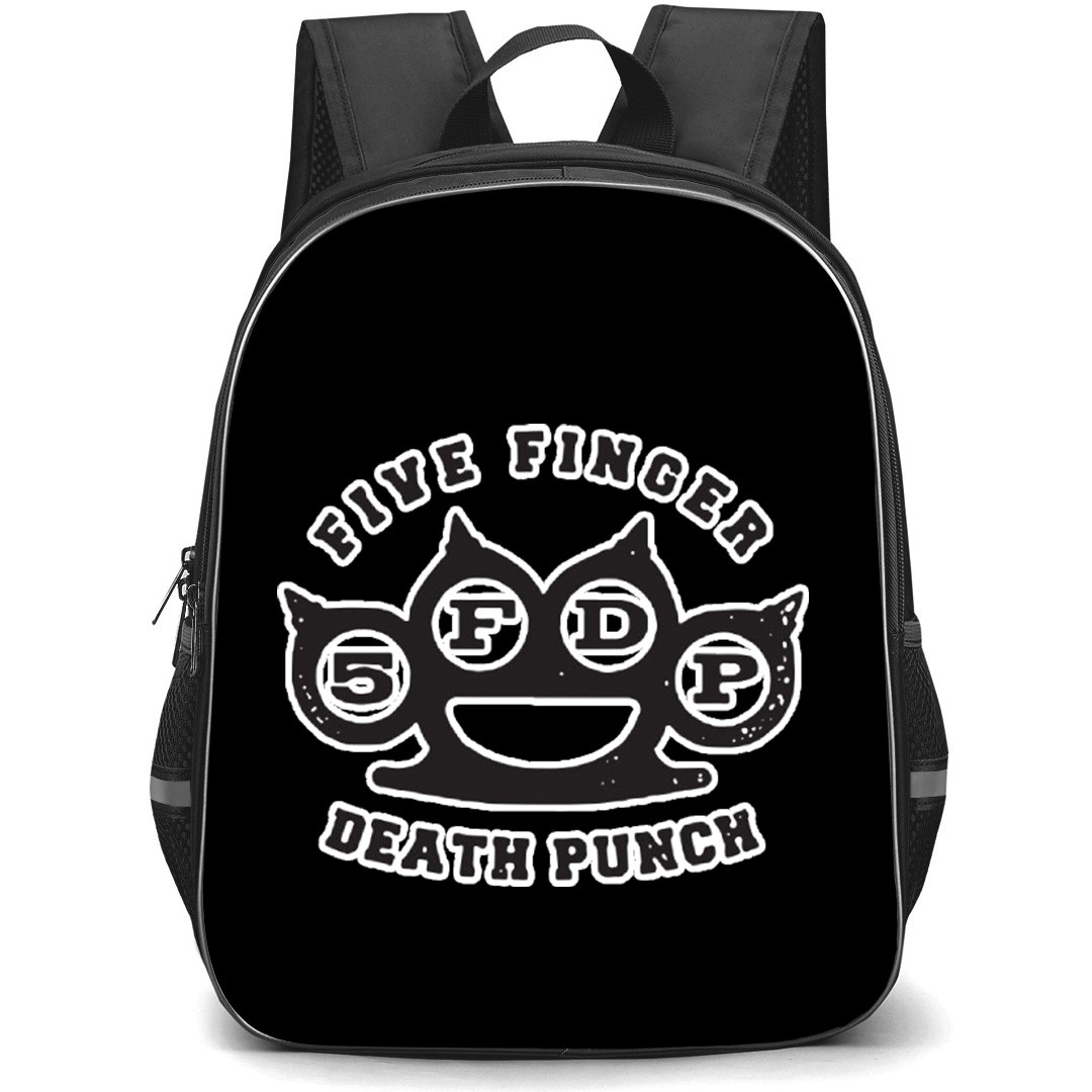 Five Finger Death Punch Backpack School Bag StudentPack - Series Knuckle Sticker