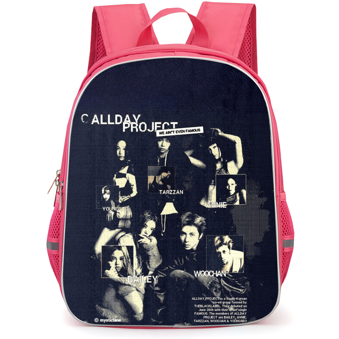 All Day Project Backpack School Bag StudentPack - Aint Even Famous Poster