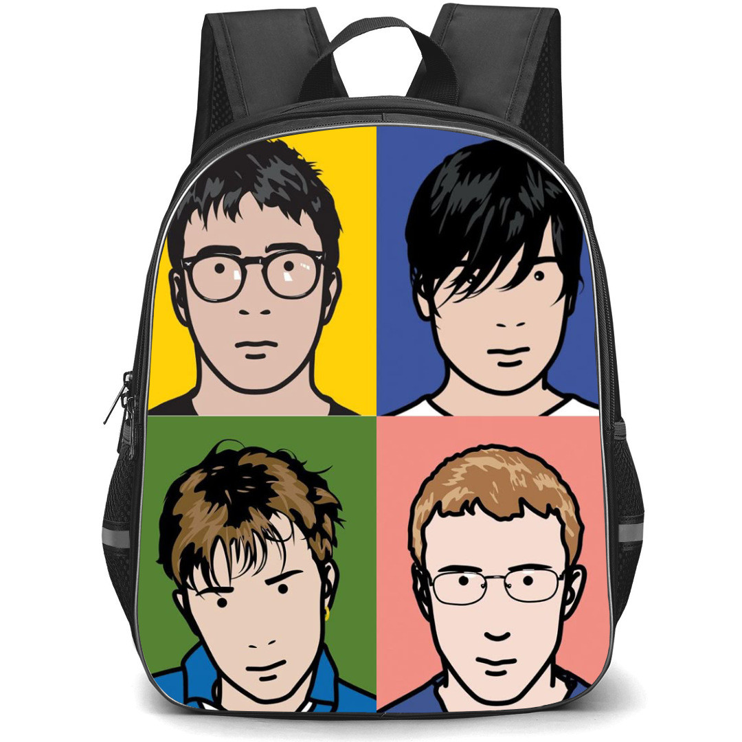 Pop Star Blur Backpack StudentPack - Character Portrait Illustration Art