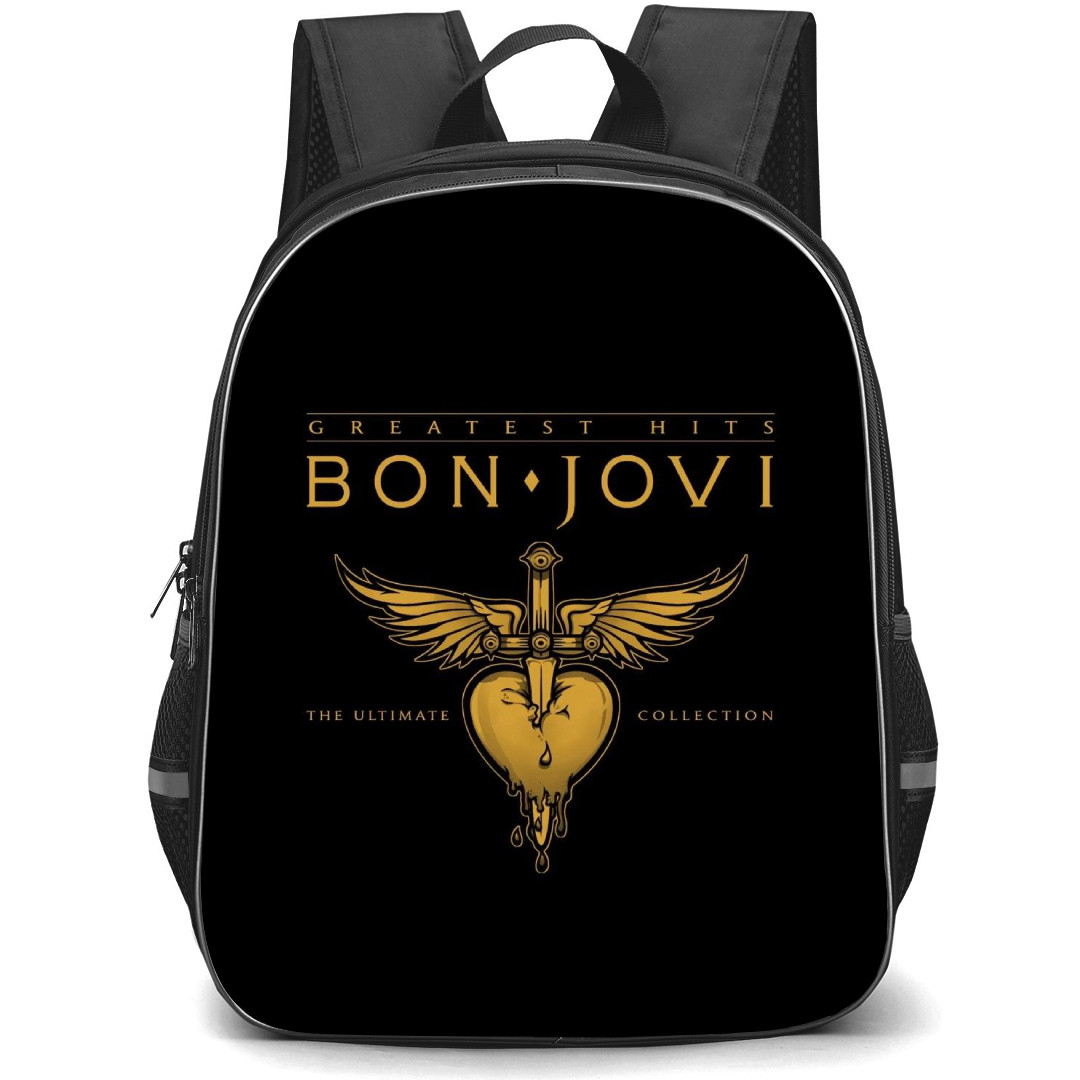 Bon Jovi Backpack StudentPack - Bon Jovi Greatest Hits: The Ultimate Collection CD Cover Poster
