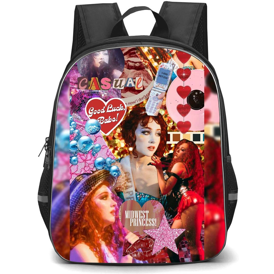 Chappell Roan Backpack StudentPack - Chappell Roan Midwest Princess Collage