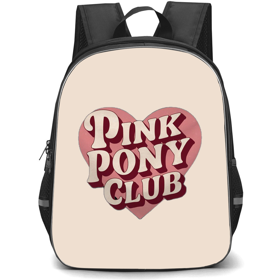 Chappell Roan Backpack StudentPack - Chappell Roan Pink Pony Club Stickers Art