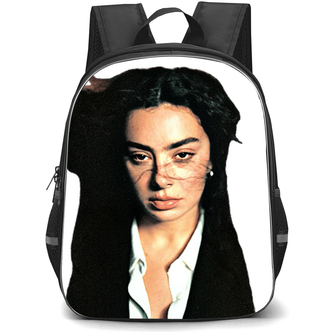 Charli XCX Backpack Student Pack - Charli XCX Holding Sucker Heart Wallpaper