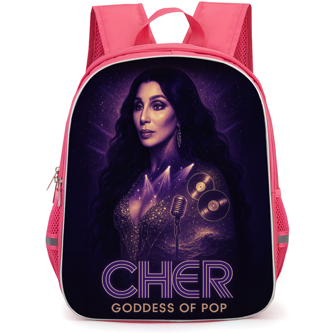Cher Backpack School Bag StudentPack - Goddess Of Pop Portrait Poster