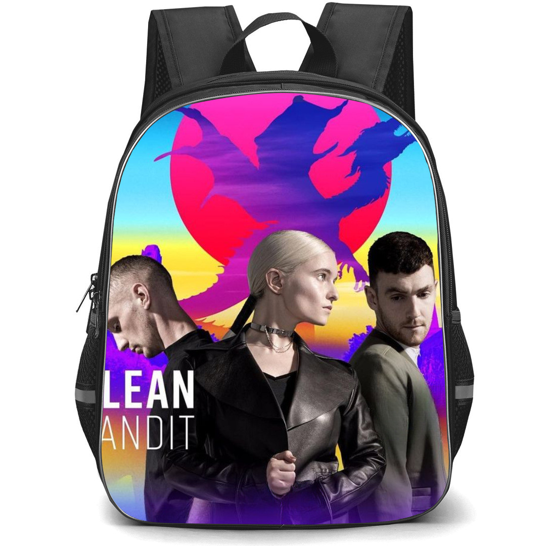 Pop Star Clean Bandit Backpack StudentPack - Cyberpunk Retro Art