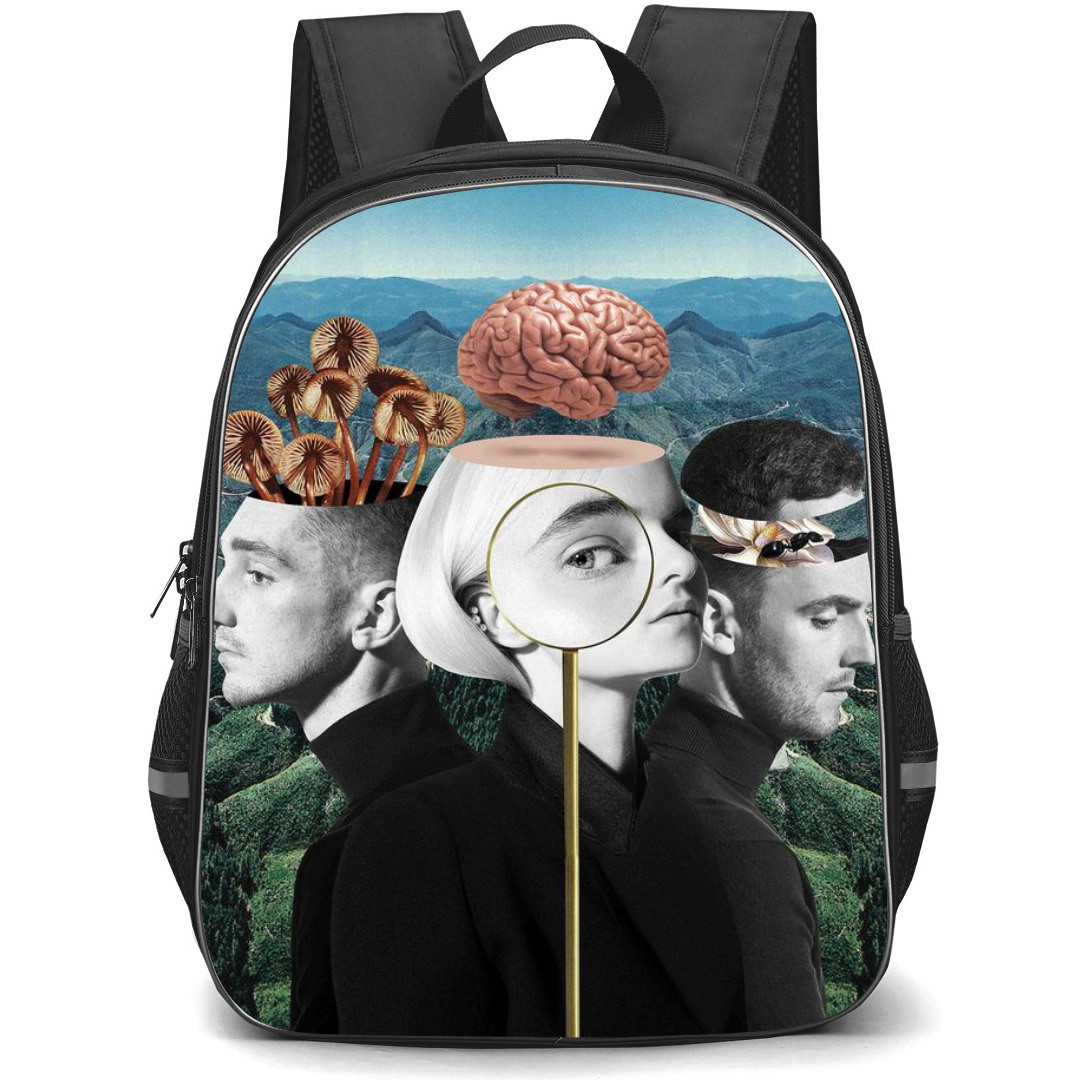 Pop Star Clean Bandit Backpack StudentPack - Surrealism Grayscale Art