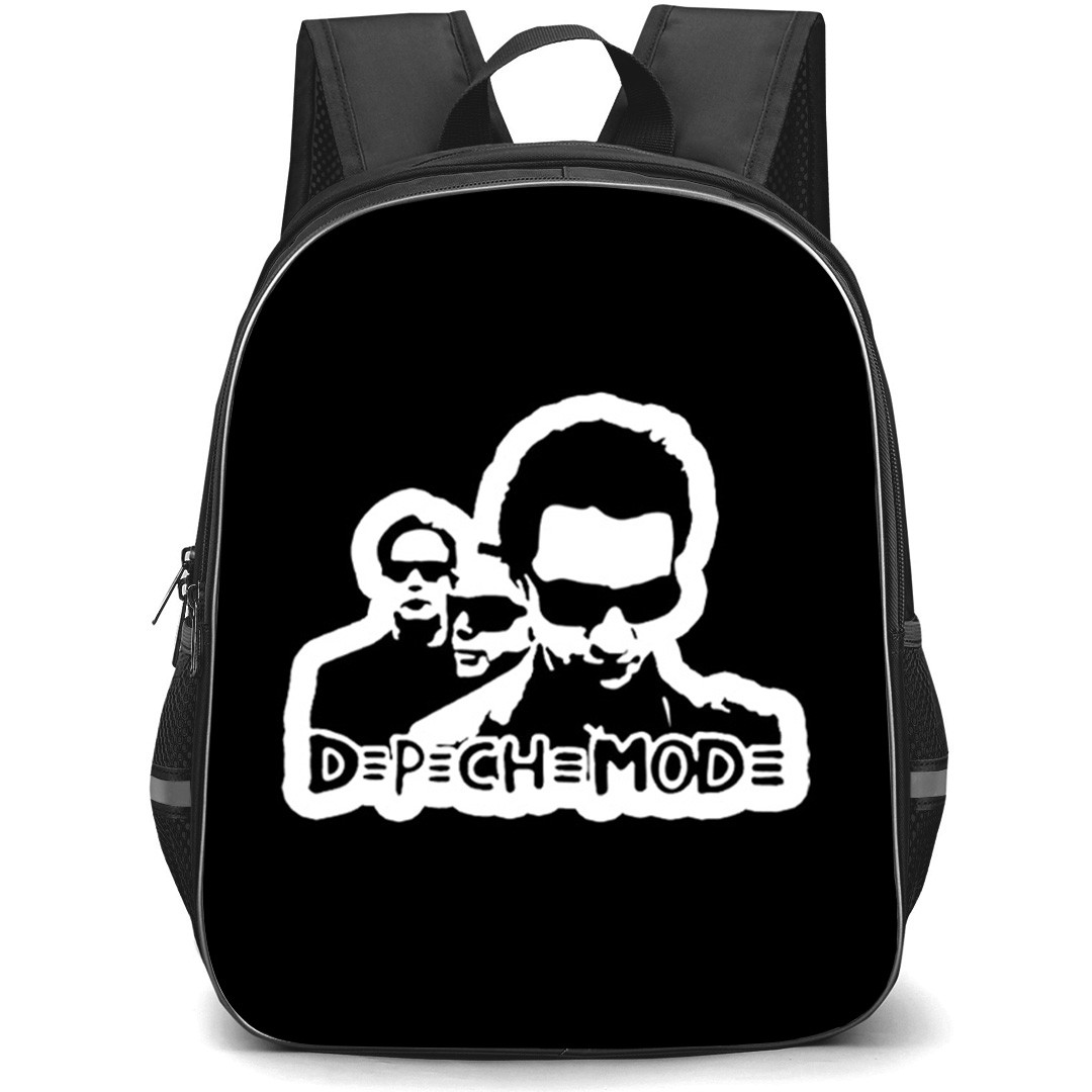 Depeche Mode Backpack School Bag StudentPack - Depeche Mode Band Member Silhouette Sticker