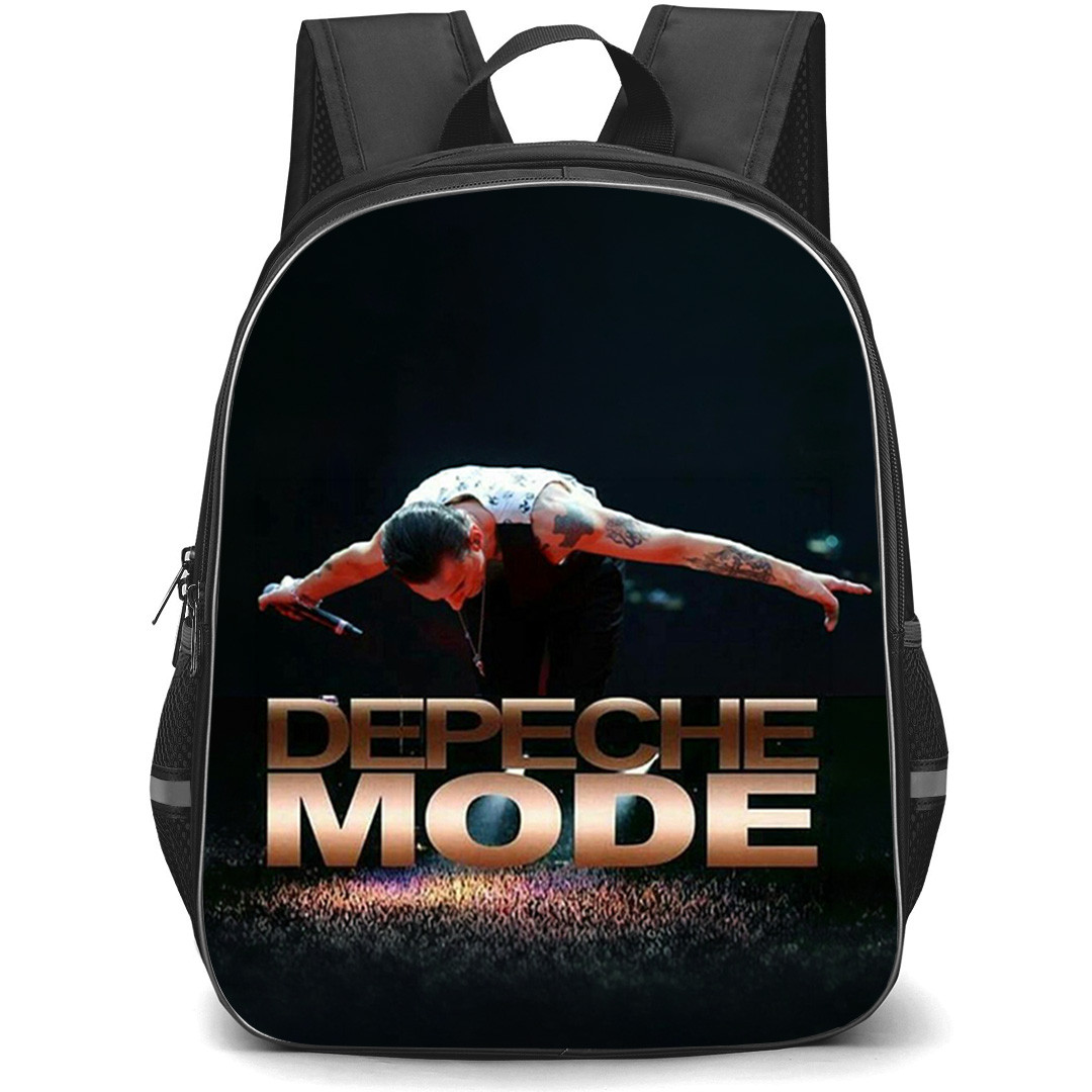 Depeche Mode Backpack School Bag StudentPack - Depeche Mode Concert Promotional Graphic Poster
