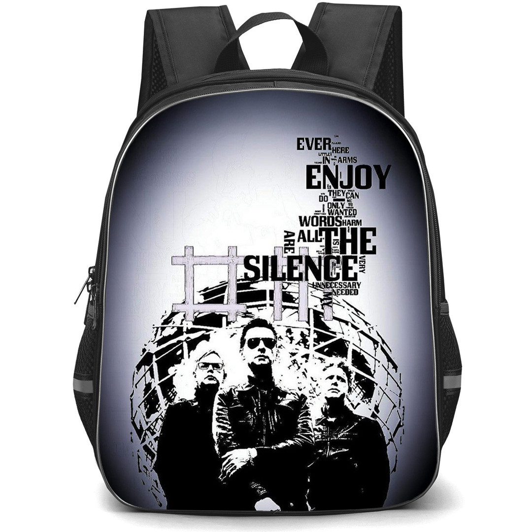 Depeche Mode Backpack School Bag StudentPack - Depeche Mode Sounds Of The Universe Album Poster