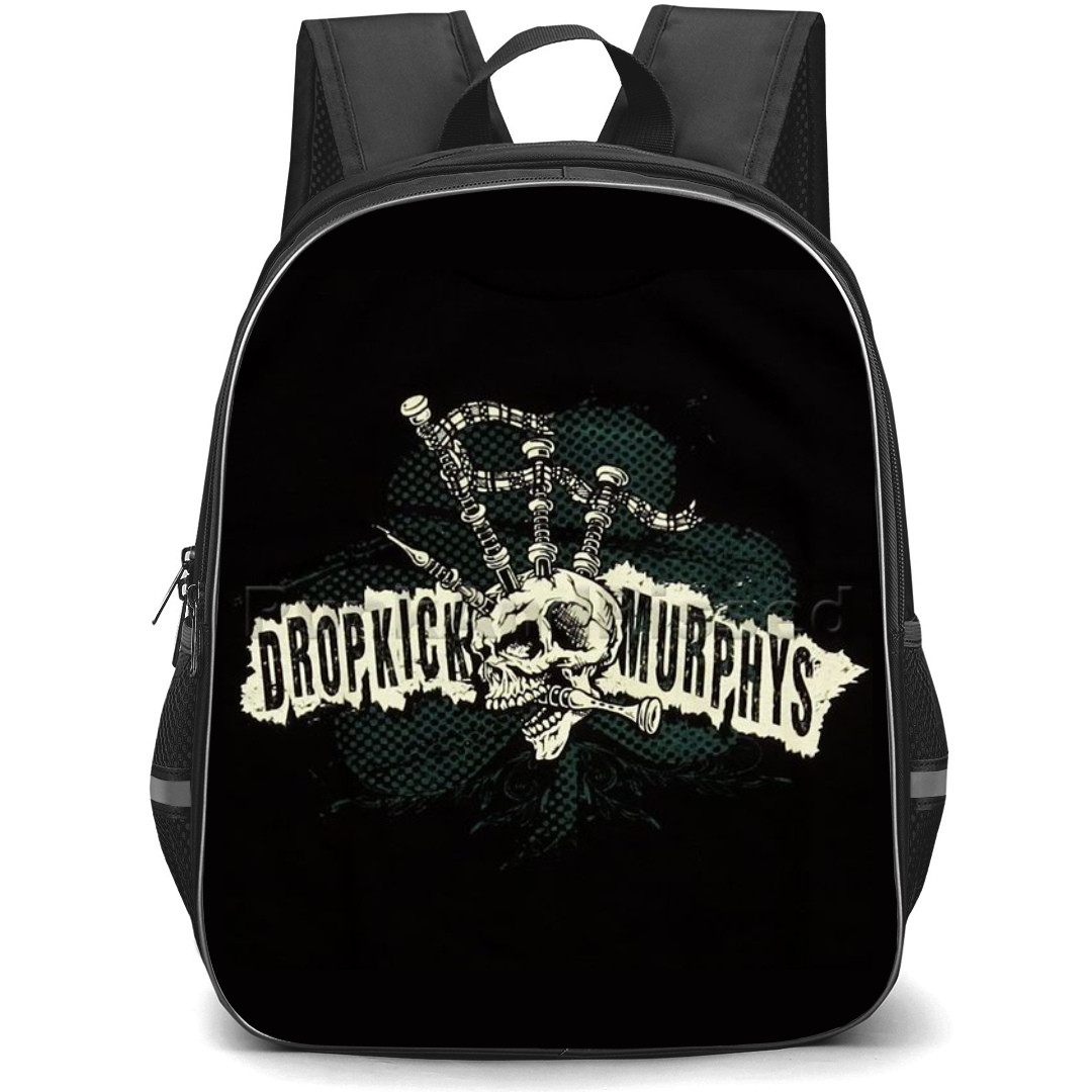 Dropkick Murphys Backpack StudentPack - Dropkick Murphys Vintage Art On Black Background