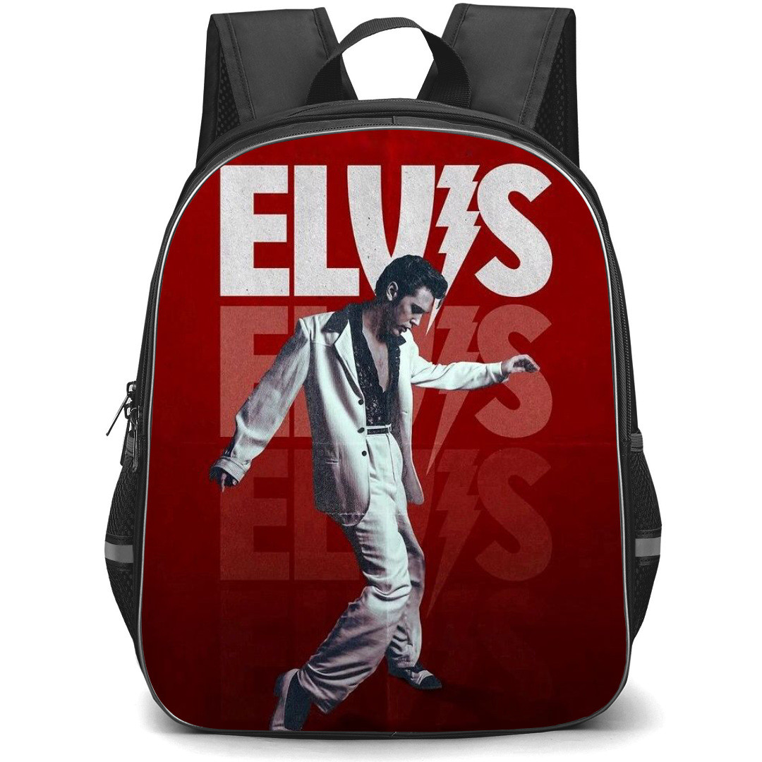 Elvis Presley Backpack School Bag StudentPack - Dancing Portrait Red Poter