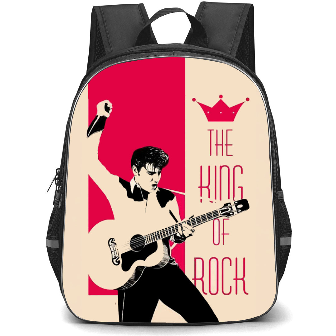 Elvis Presley Backpack School Bag StudentPack - The King Of Rock Poster