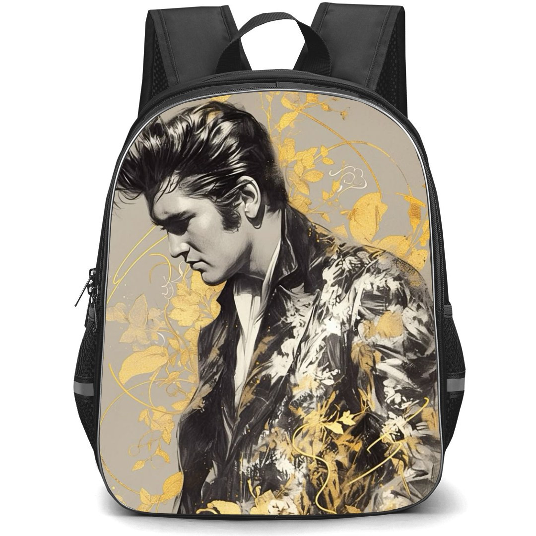 Elvis Presley Backpack School Bag StudentPack - Vintage Side Portrait