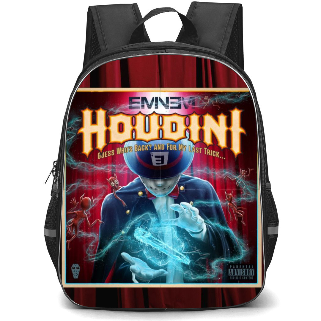 Eminem Backpack StudentPack - Eminem Houdini Last Trick Poster