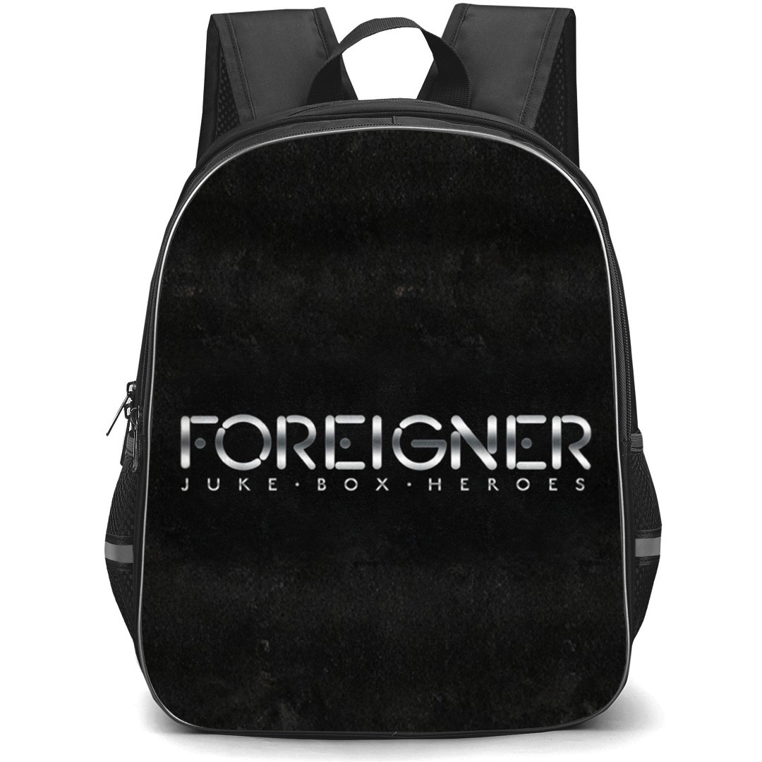 Foreigner Backpack School Bag StudentPack - Juke Box Hours Wordmark