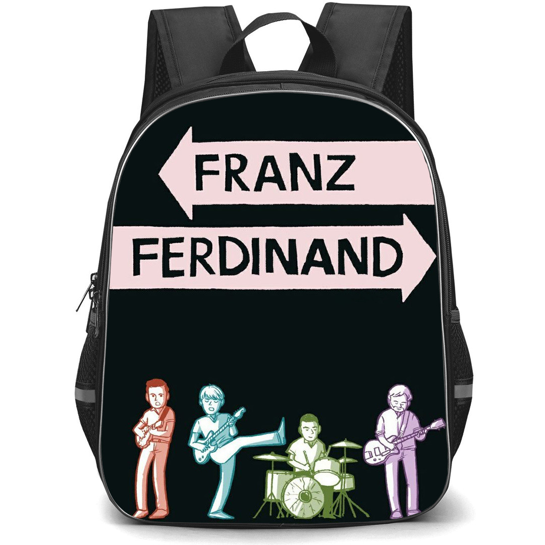 Pop Star Franz Ferdinand Backpack StudentPack - Band Cartoon Art Series Poster