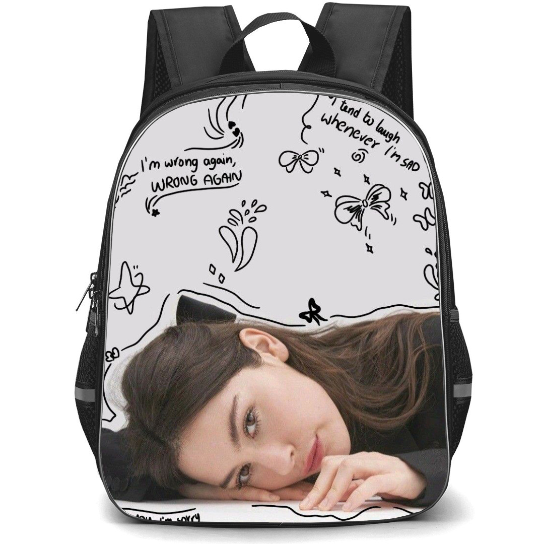Gracie Abrams Backpack StudentPack - Gracie Abrams Doodle I love you I Am Sorry Poster