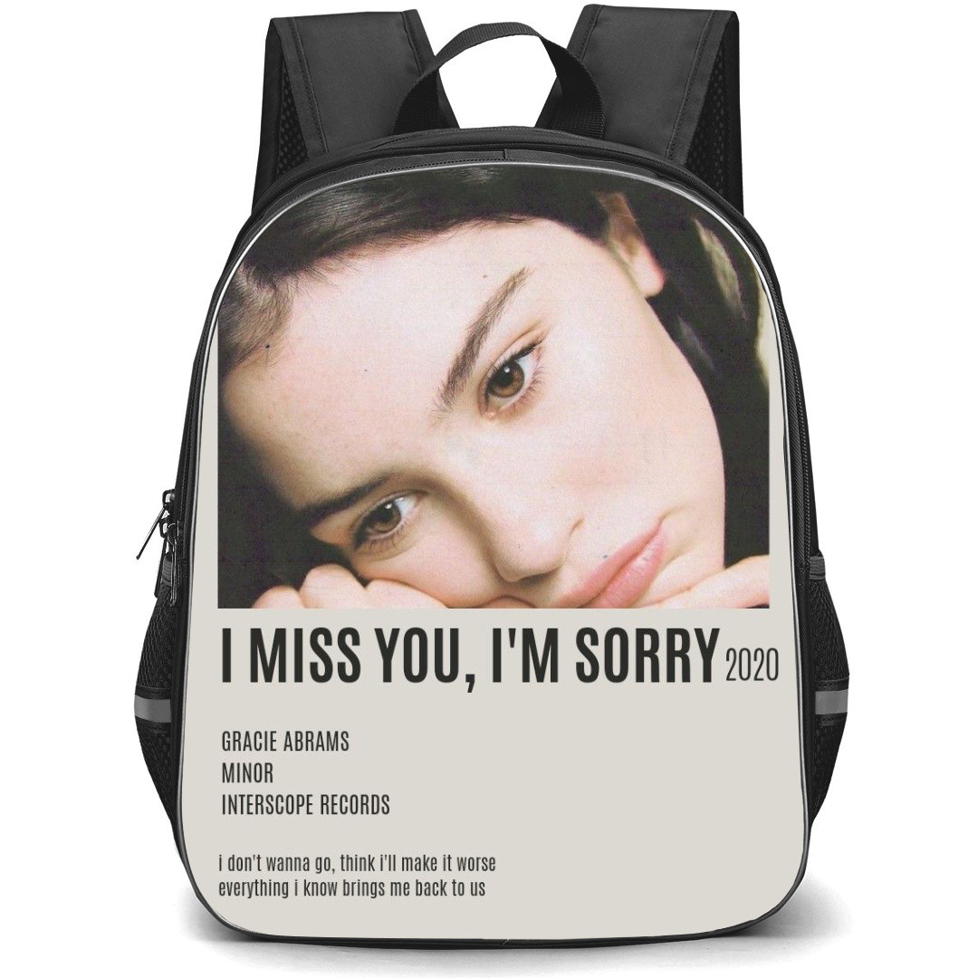 Gracie Abrams Backpack StudentPack - Gracie Abrams I Miss You I Am Sorry 2020 Poster